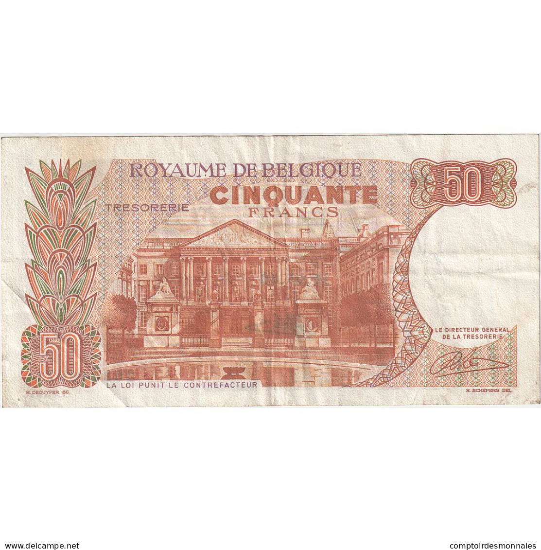 Belgique, 50 Francs, 1966-05-16, KM:139, TB - 50 Francs