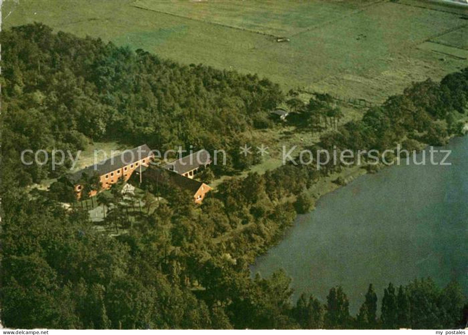 72889009 Luenen Fliegeraufnahme Jugendherberge Cappenberger See Luenen - Lünen