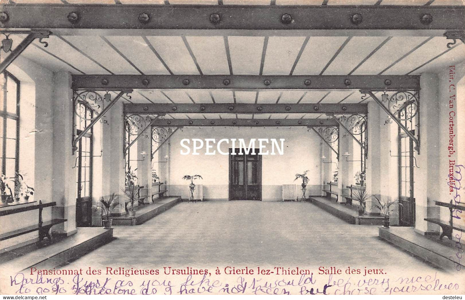 Pensionnat Des Religieuses Ursulines - Salle De Jeux - Gierle Lez-Thielen - Lille