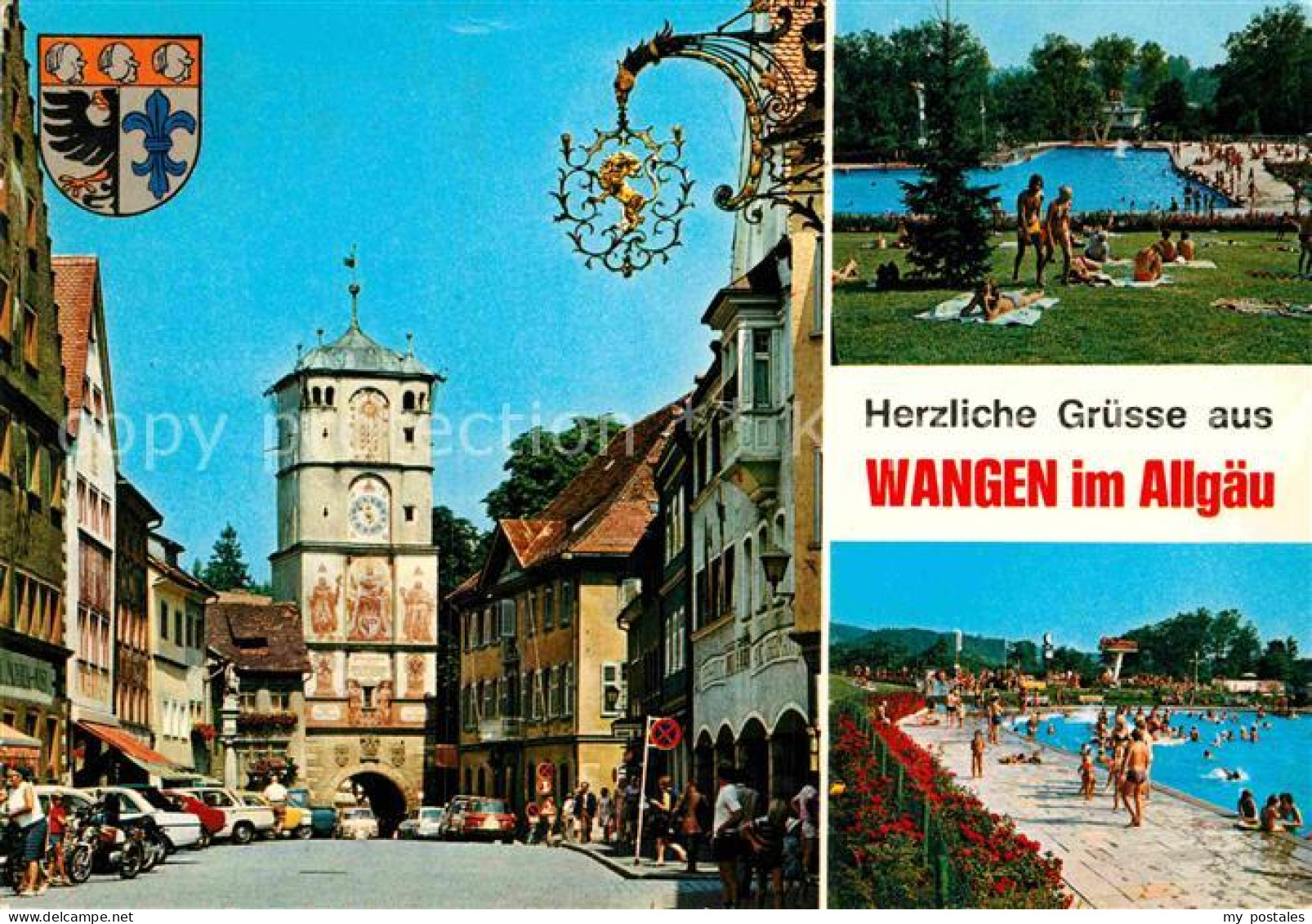 72886523 Wangen Allgaeu Herrenstrasse Ravensburger Tor Freibad Wangen Im Allgaeu - Wangen I. Allg.