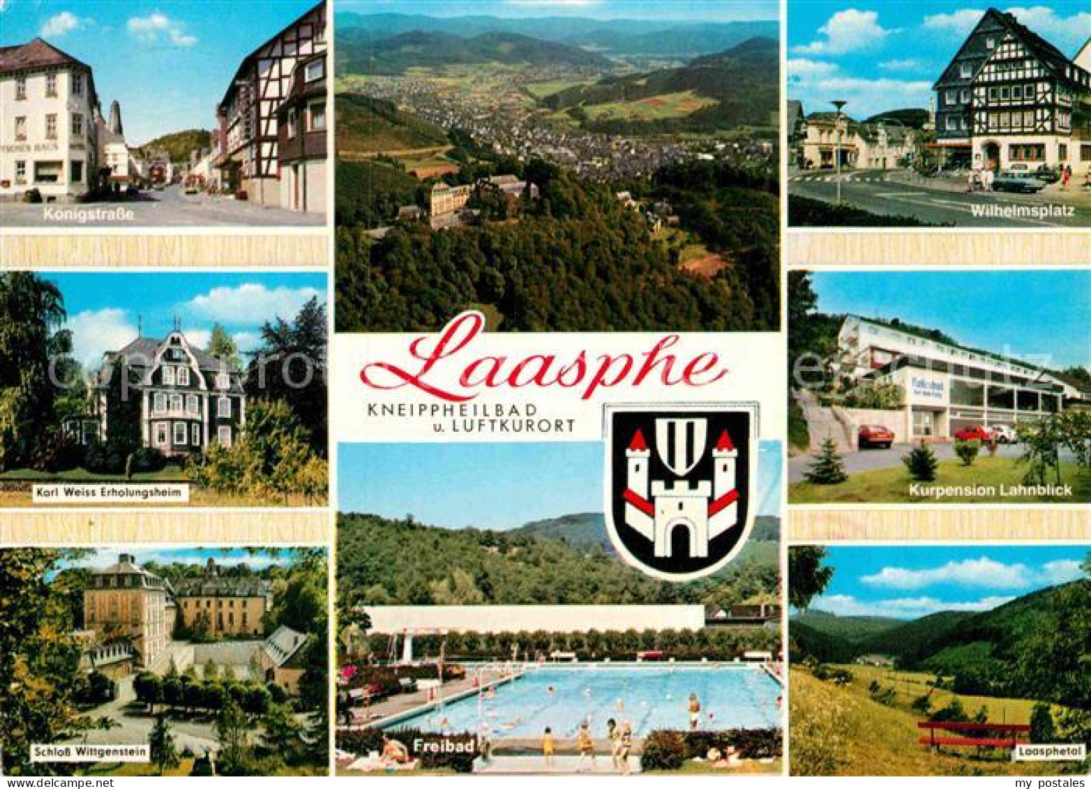 72886509 Bad Laasphe Koenigstrasse Karl Weiss Erholungsheim Schloss Wittgenstein - Bad Laasphe