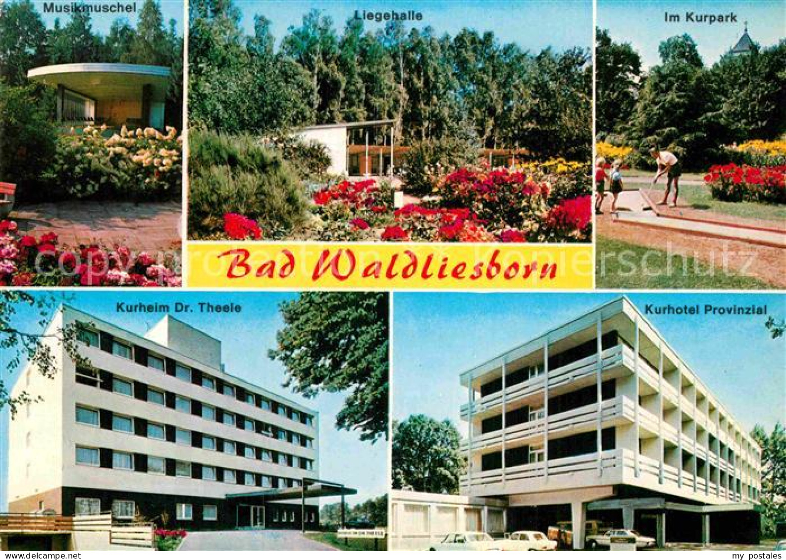 72886458 Bad Waldliesborn Musikmuschel Liegehalle Kurpark Kurheim Kurhotel Bad W - Lippstadt