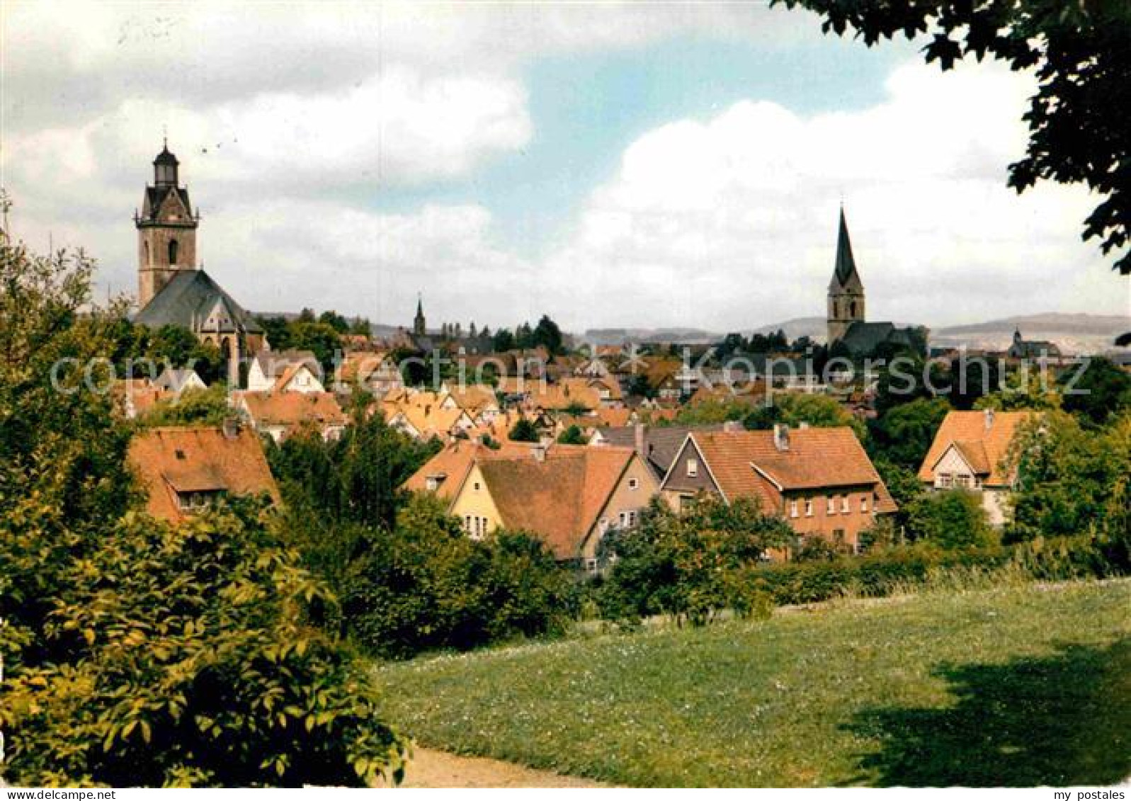 72885991 Korbach Ortsansicht Mit Kirchen Korbach - Korbach