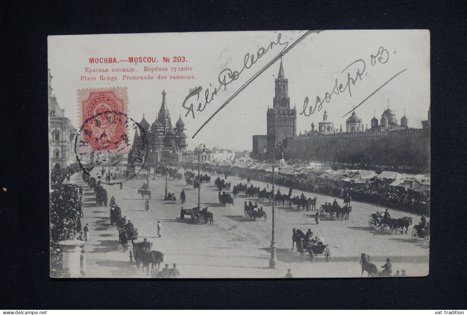 RUSSIE - CPA Moscou Pour L'Algérie - 1903 - Pas Courant - A  2093 - Lettres & Documents