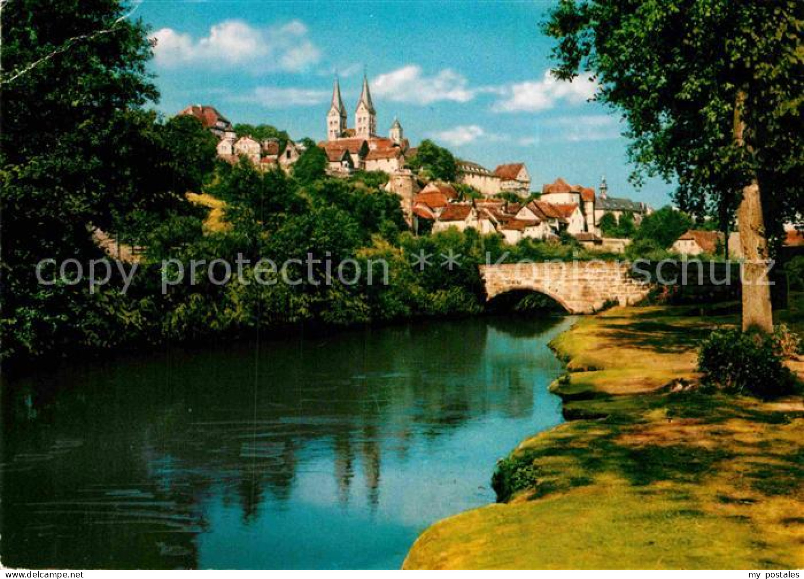 72885659 Fritzlar Malerwinkel Partie Am Fluss Bruecke Kirche Fritzlar - Fritzlar