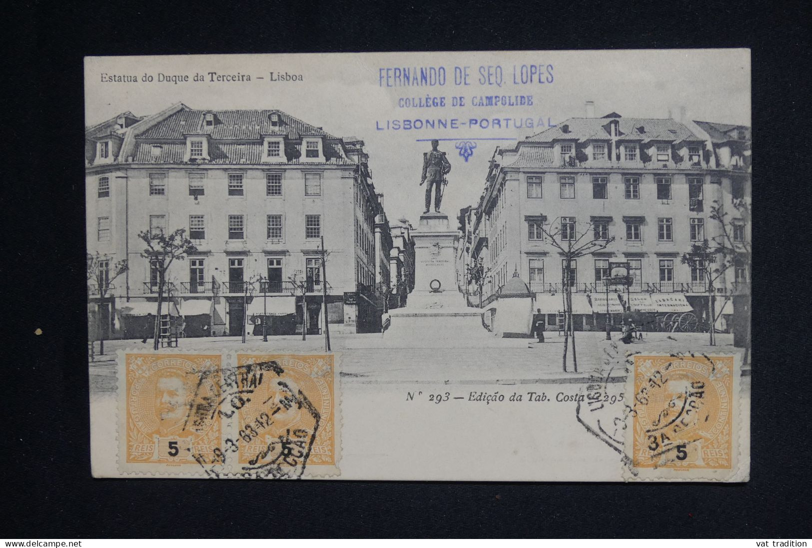 PORTUGAL - CPA Lisbonne Pour L'Algérie - 1904 - Pas Courant - A  2096 - Marcofilia