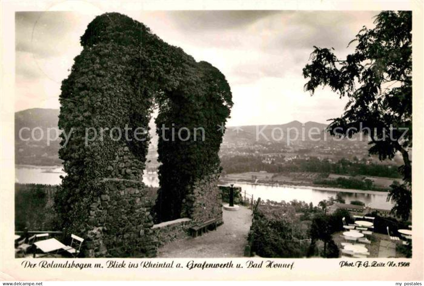 72885095 Grafenwerth Rolandsbogen Mit Blick Ins Rheintal Grafenwerth - Bad Honnef