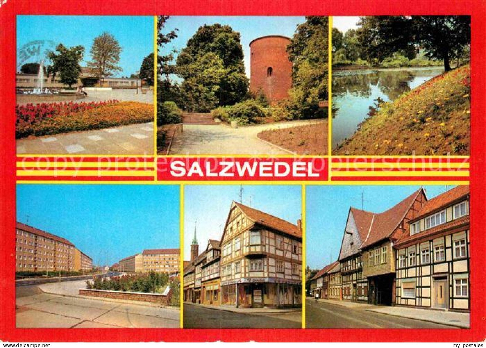 72884577 Salzwedel Klubhaus Burggarten Pfefferteich Thaelmannstr Burgstr Strasse - Salzwedel