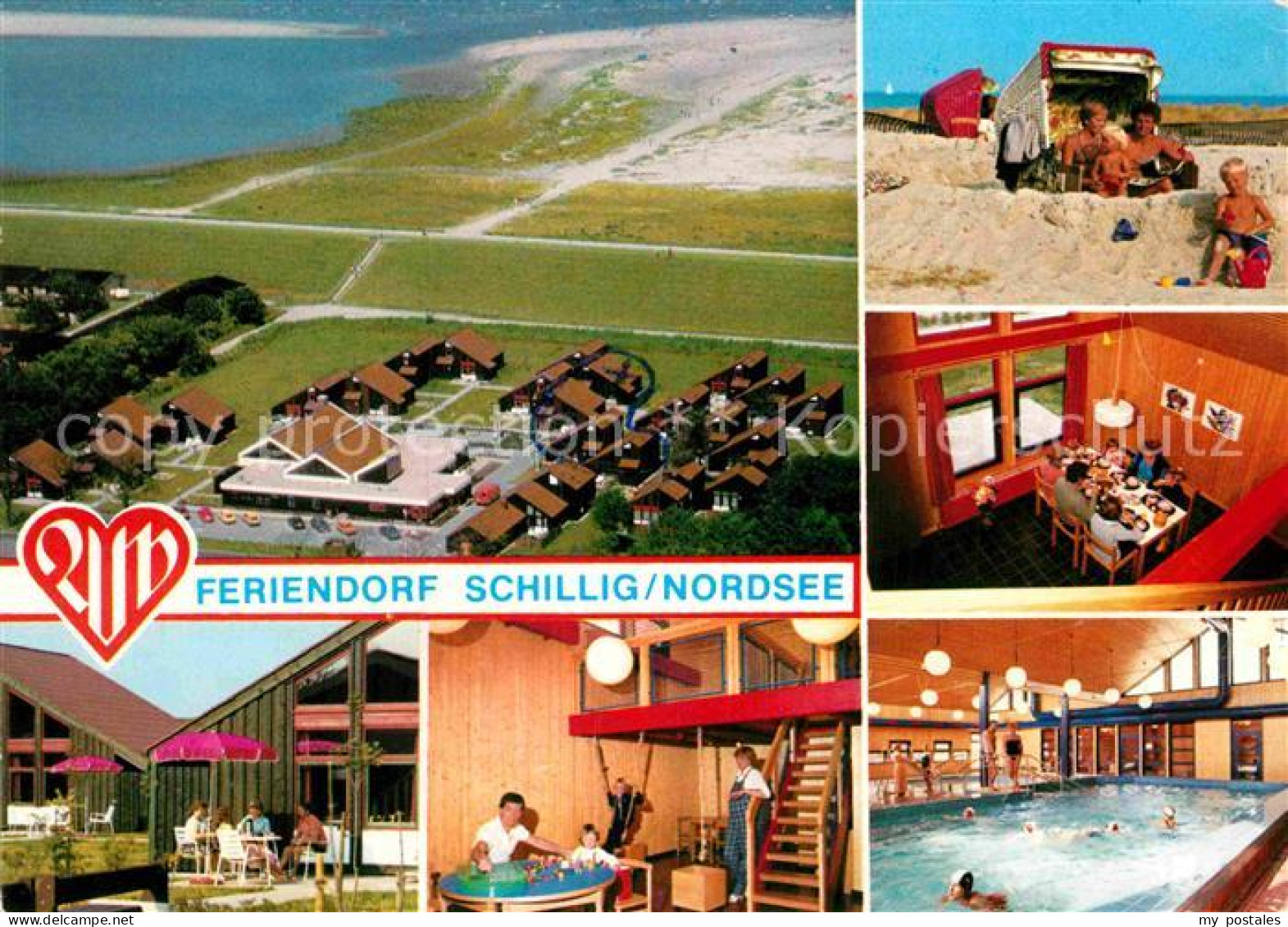 72883960 Schillig Nordseebad Feriendorf Luftaufnahme Bungalow Hallenbad Strand S - Wangerland