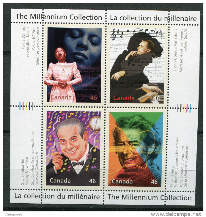 Canada ** -  Bloc 42  - La Collection Du Millénaire -  Artistes Canadiens - - Blocks & Kleinbögen