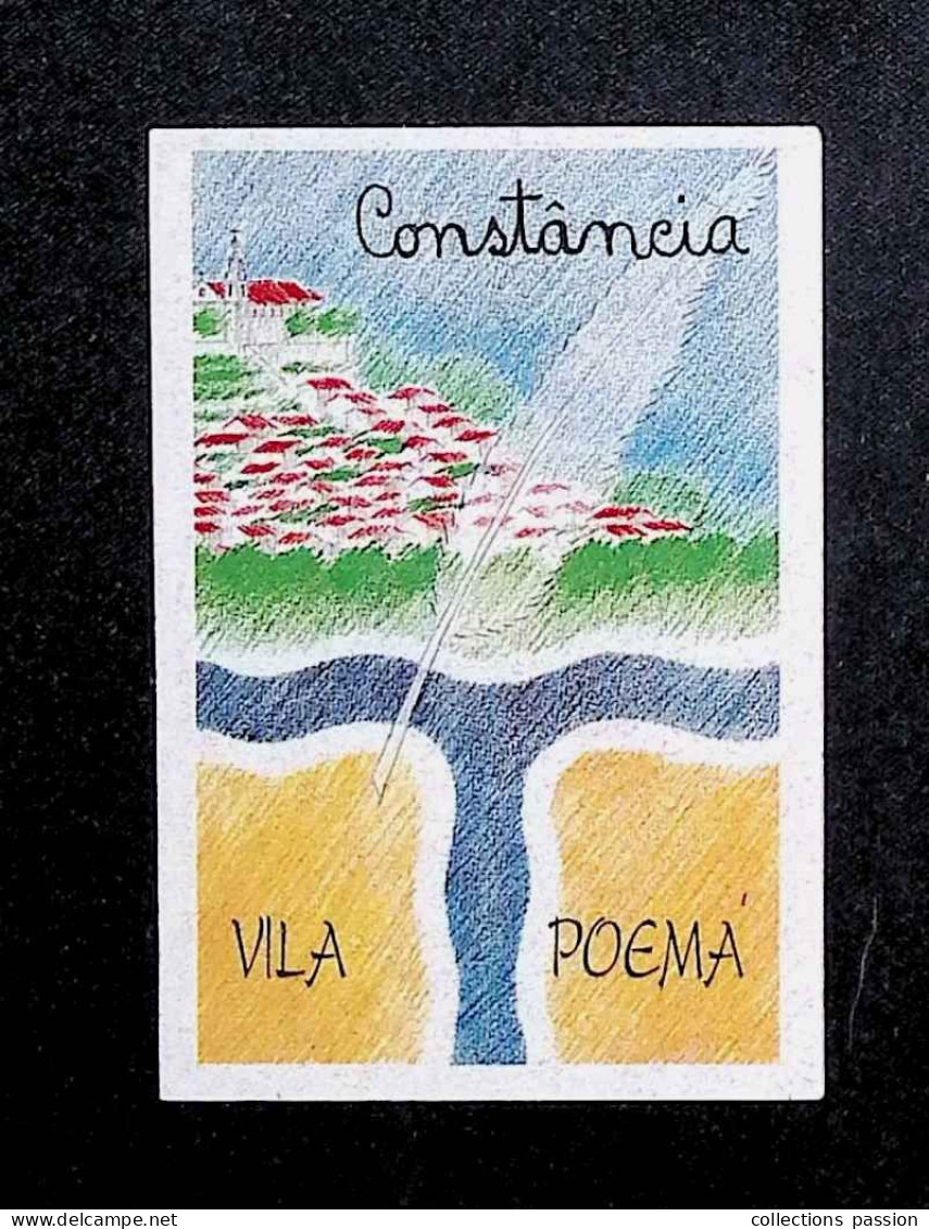 Autocollant, Portugal, Constância, Vila Poema, ,90 X 65 Mm - Stickers