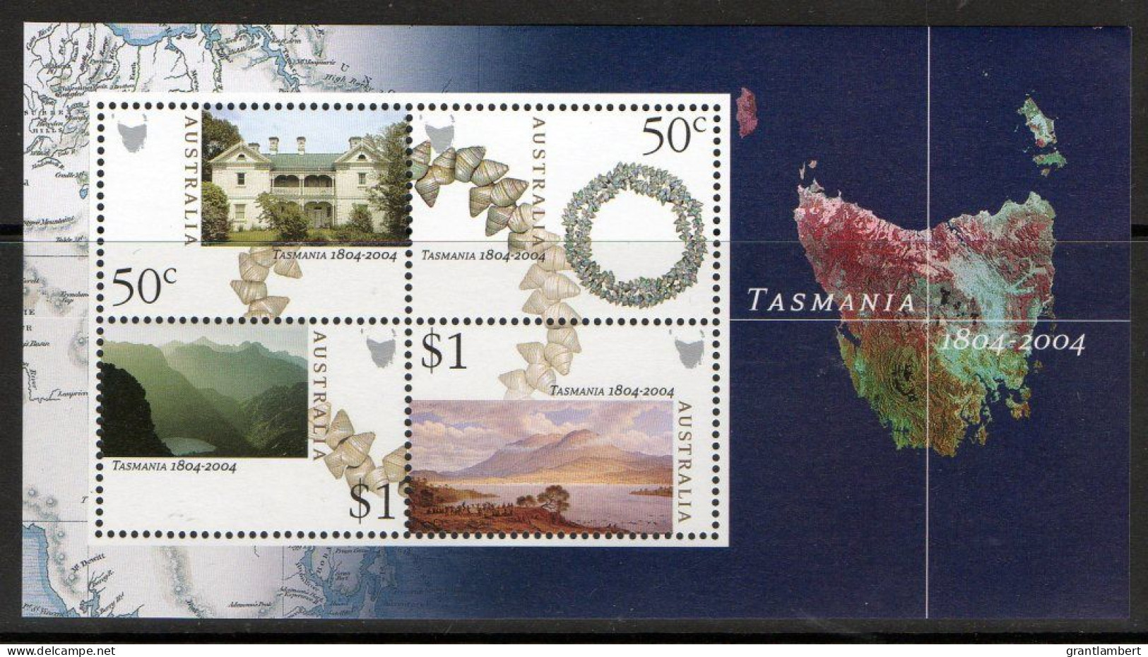 Australia 2004 Tasmania 200 Years  Minisheet MNH - Ungebraucht