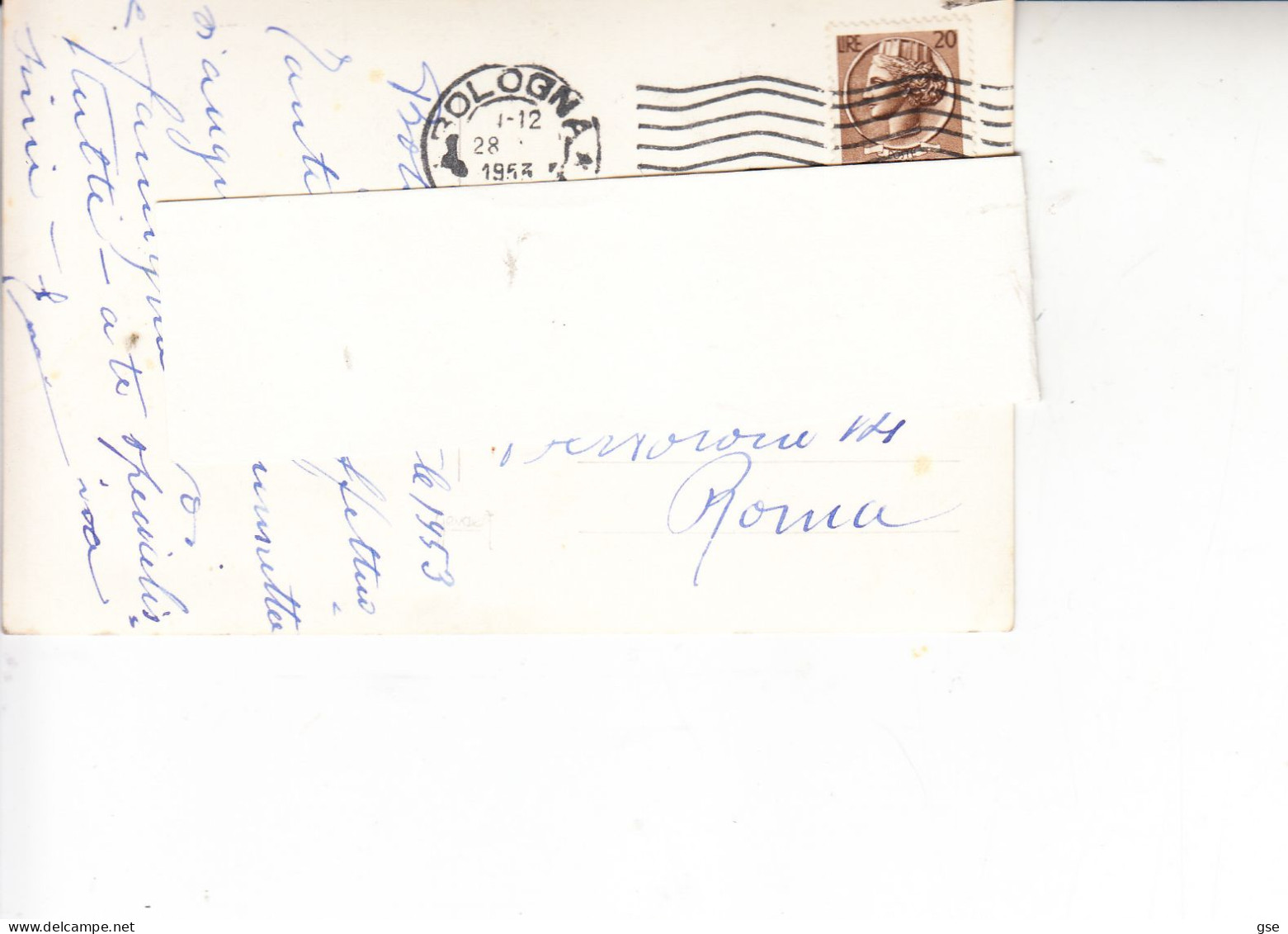 Cartolina Viaggiata  1954 - Neonato - Europe