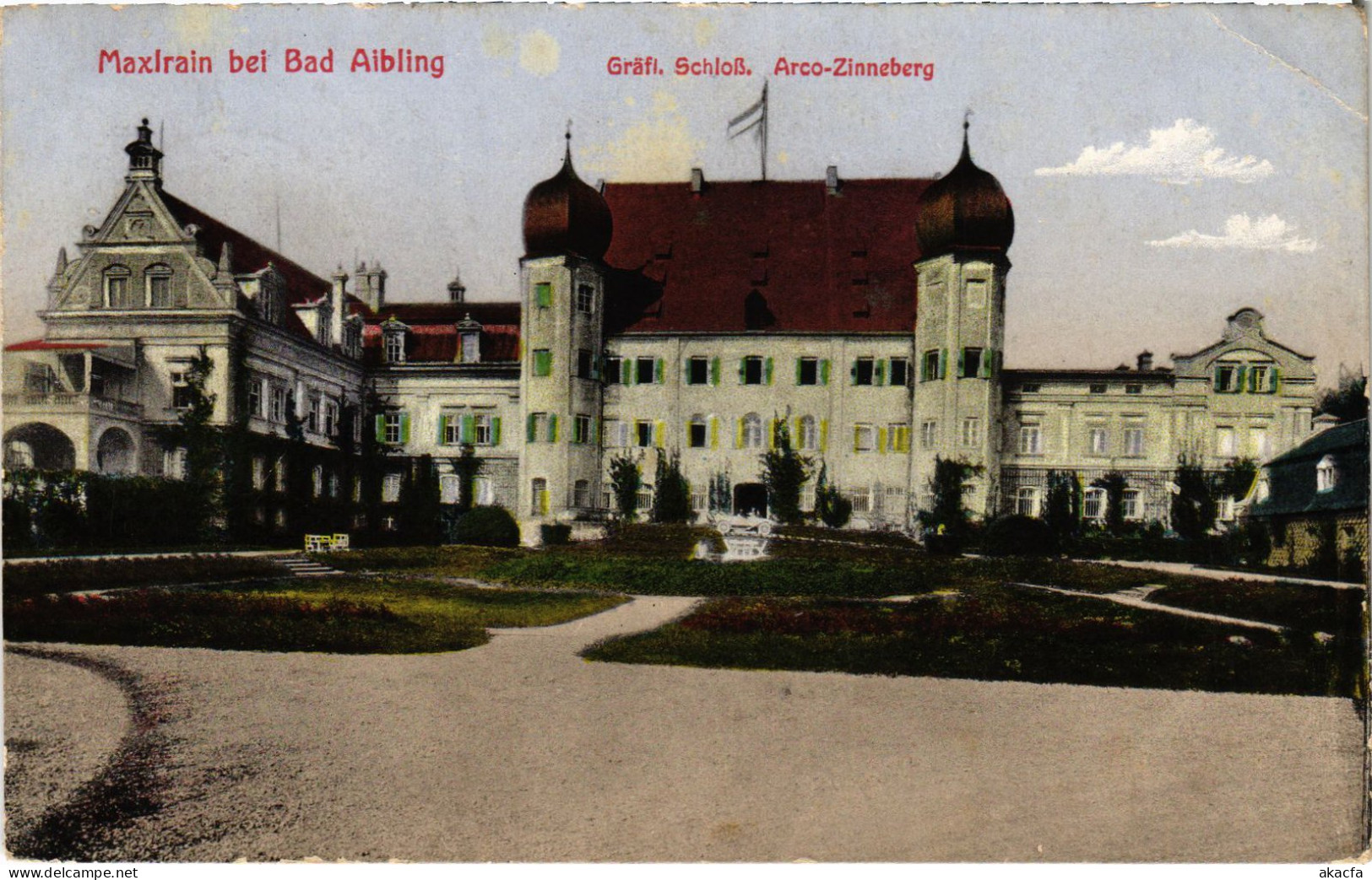 CPA AK BAD AIBLING Schloss Maxlrain GERMANY (1384398) - Bad Aibling