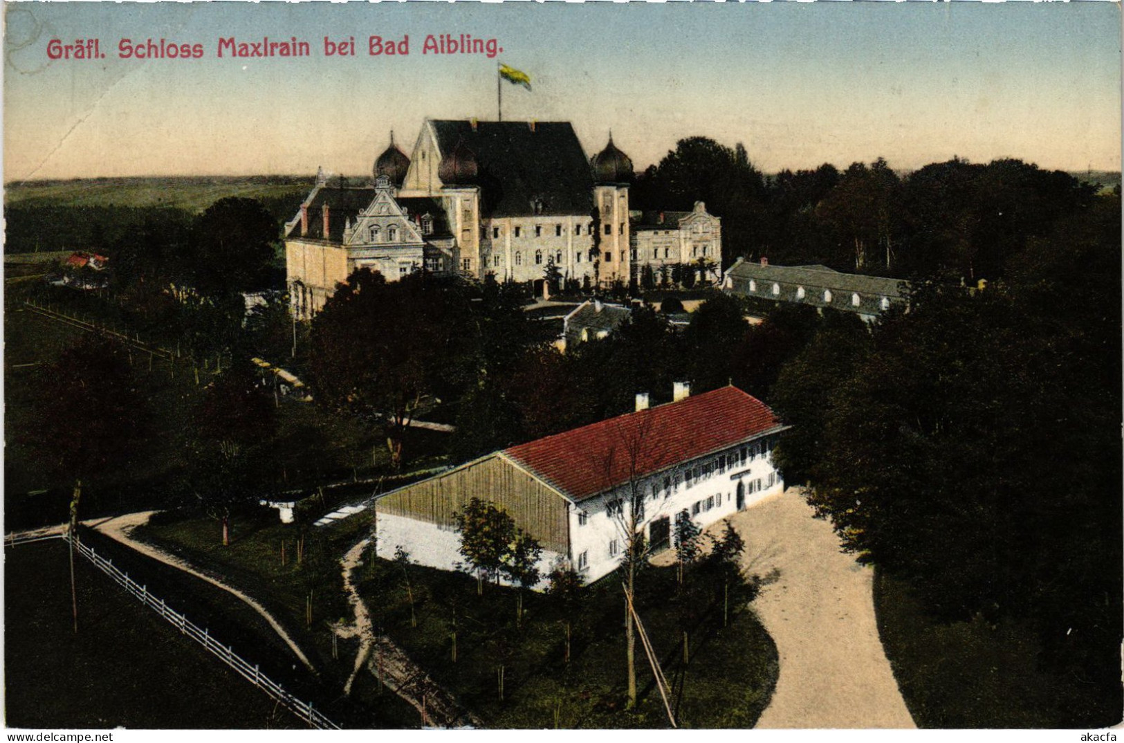 CPA AK BAD AIBLING Schloss Maxlrain GERMANY (1384375) - Bad Aibling