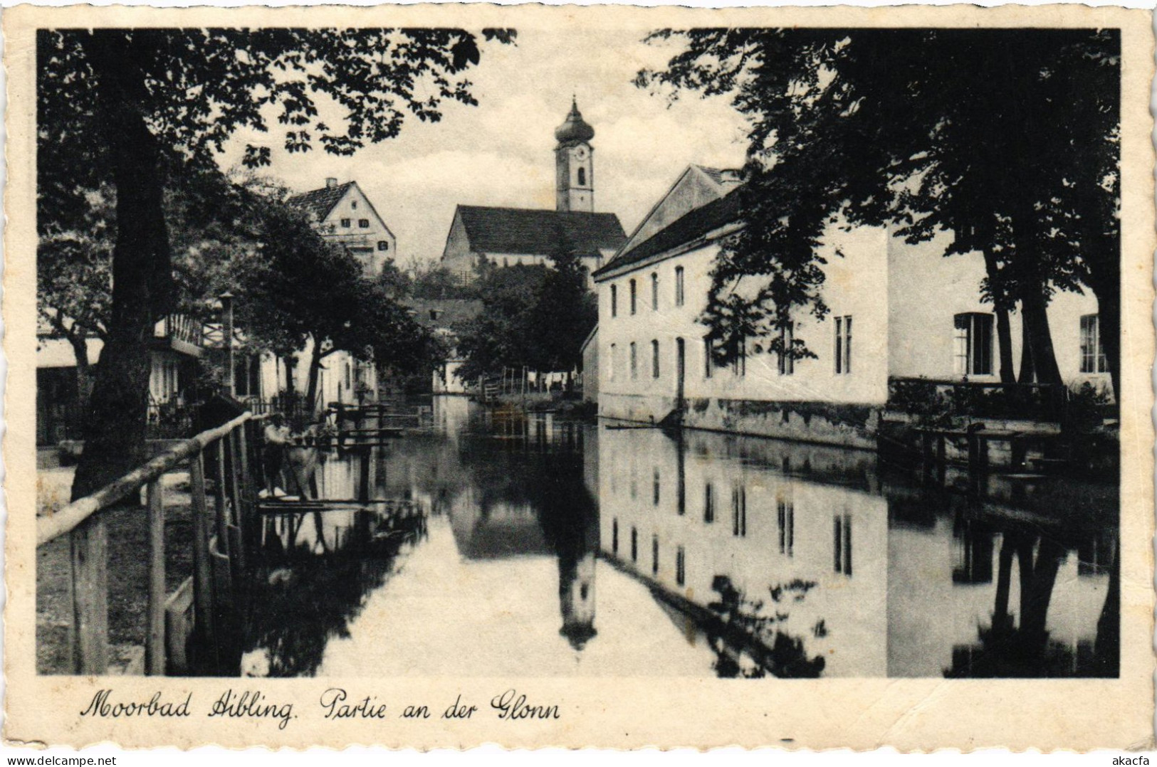 CPA AK BAD AIBLING River Scene GERMANY (1384341) - Bad Aibling