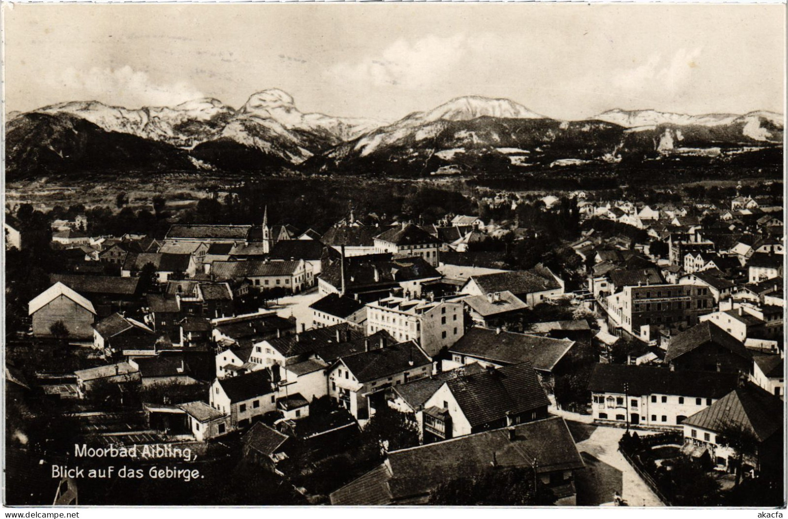 CPA AK BAD AIBLING Blick Auf Das Gebirge GERMANY (1384319) - Bad Aibling