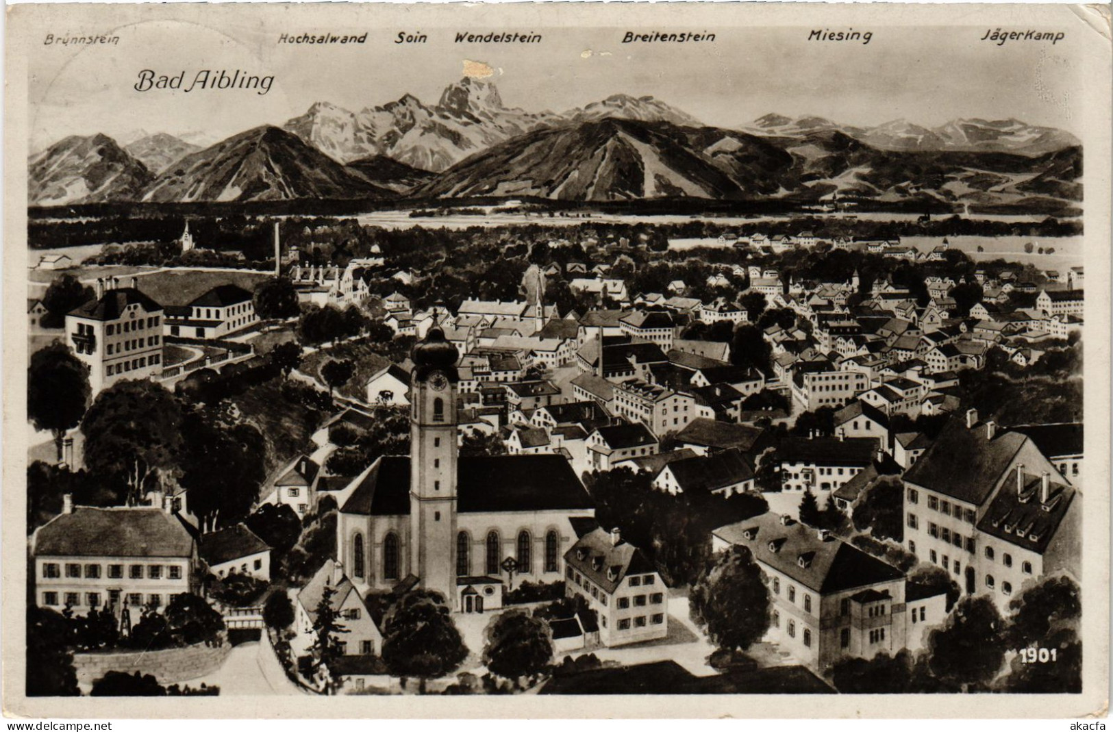 CPA AK BAD AIBLING Totalansicht GERMANY (1384279) - Bad Aibling