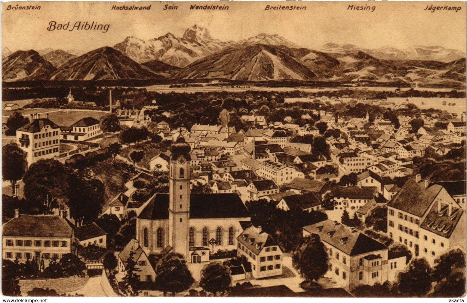 CPA AK BAD AIBLING Totalansicht GERMANY (1384275) - Bad Aibling