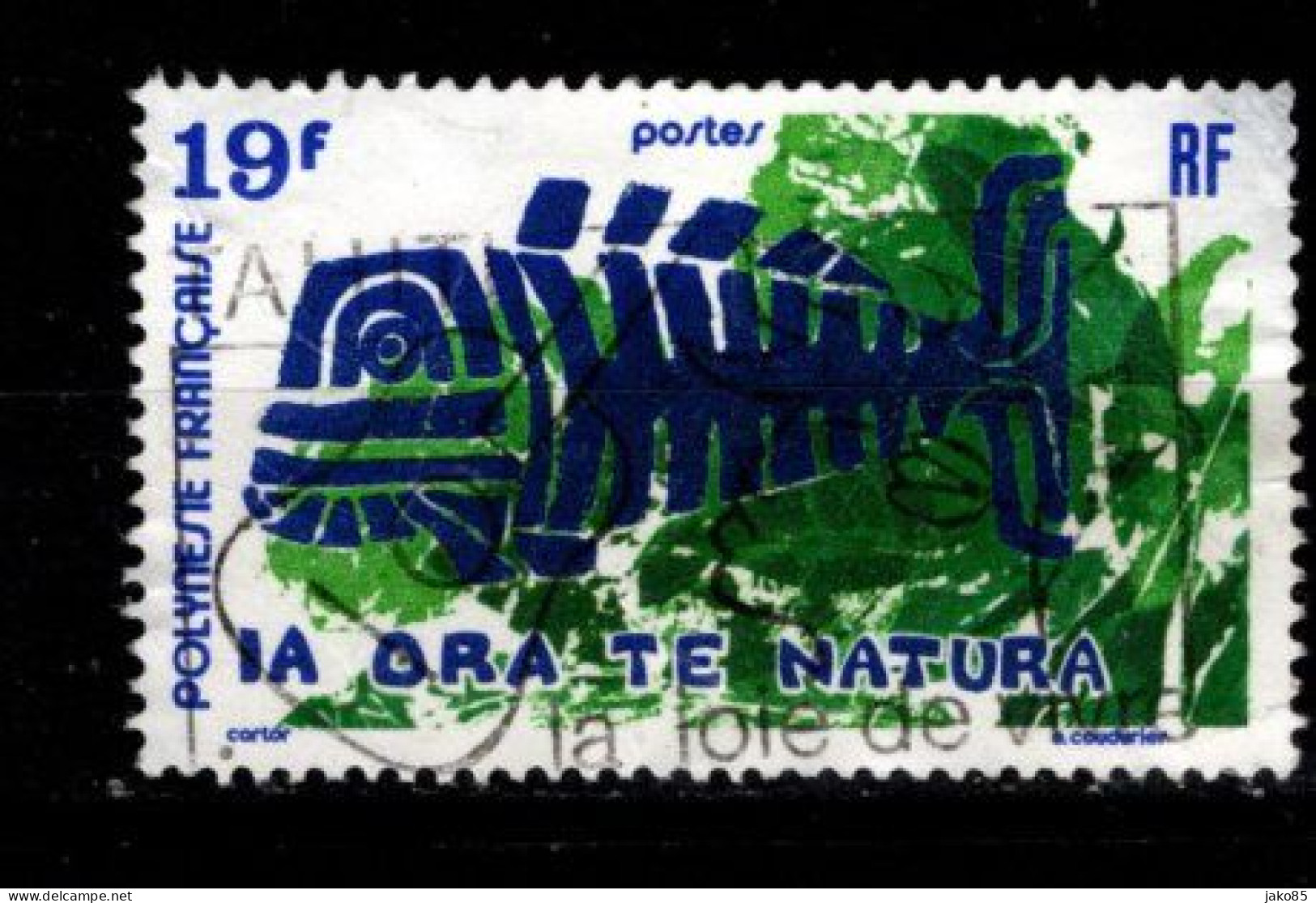 - POLYNESIE FRANCAISE - 1975 - YT N°105 - Oblitéré - Protection De La Nature - Clairs - Usati