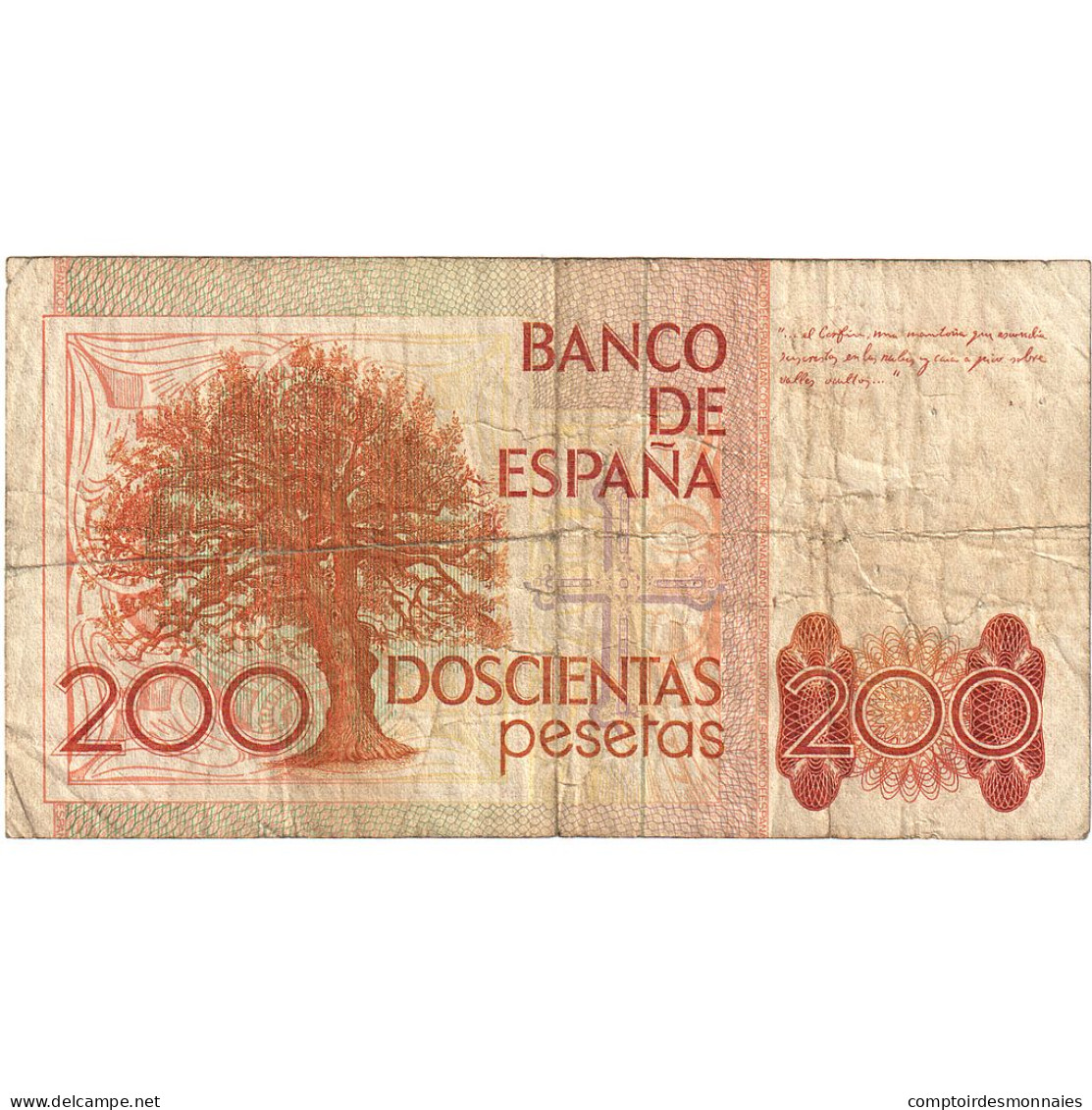 Espagne, 200 Pesetas, 1980-09-16, KM:156, TB - [ 4] 1975-…: Juan Carlos I.