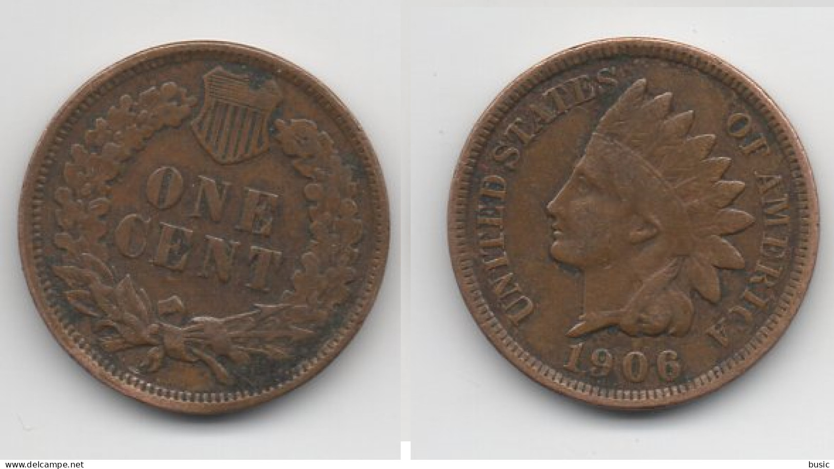 + ETAT UNIS    + 1 CENT1906  + - 1859-1909: Indian Head