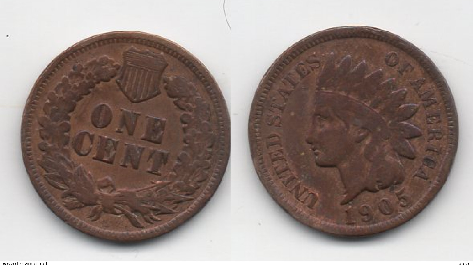 + ETAT UNIS    + 1 CENT1905 + - 1859-1909: Indian Head