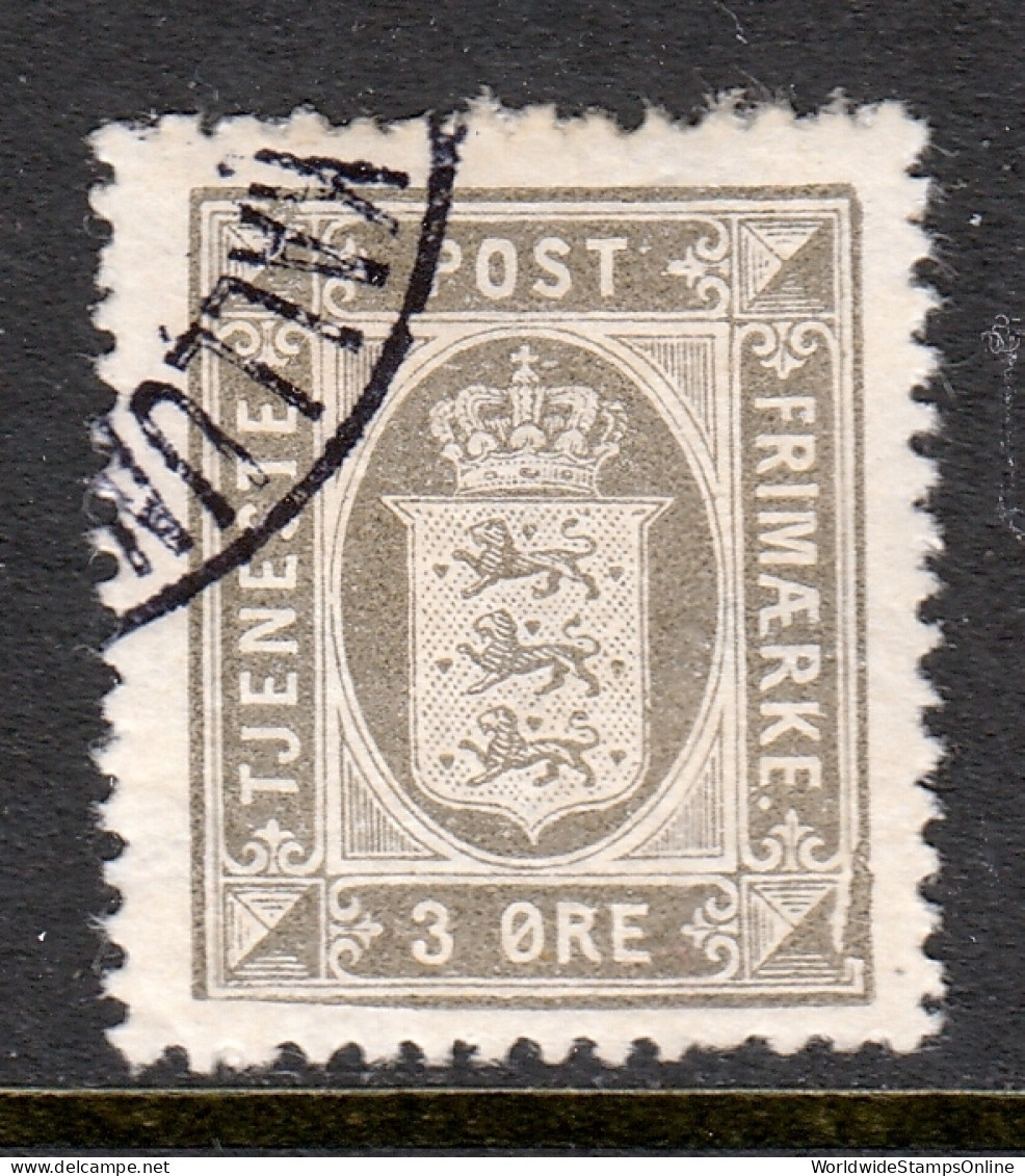 Denmark - Scott #O17 - Used - Lt. Crease LL, Appears CTO - SCV $17 - Dienstzegels