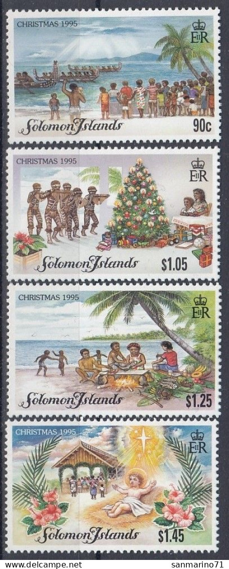 SOLOMON ISLANDS 896-899,unused (**) Christmas 1995 - Solomon Islands (1978-...)