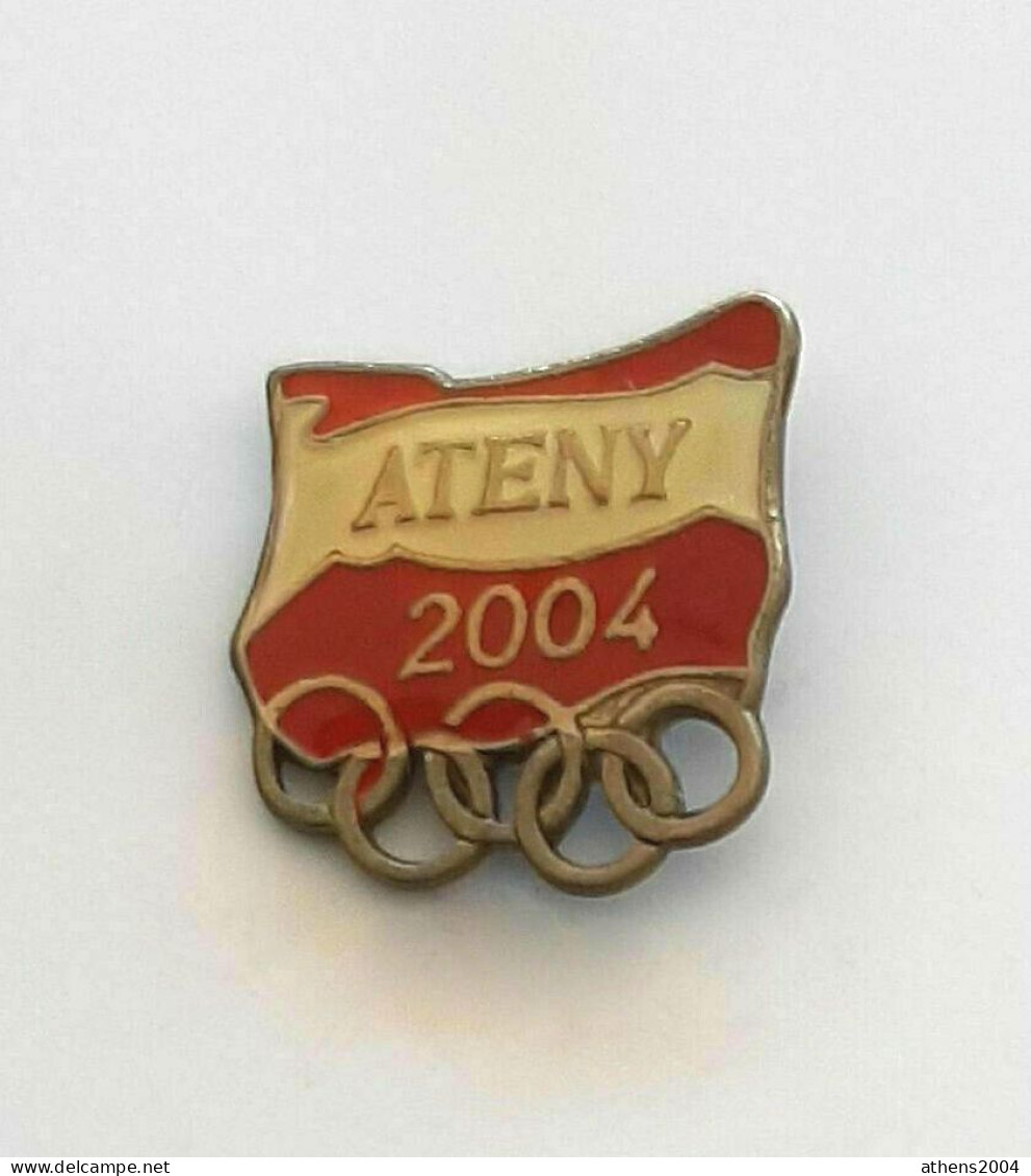 @ Athens 2004 Olympic Games - Poland Dated NOC Pin Version#1 - Jeux Olympiques