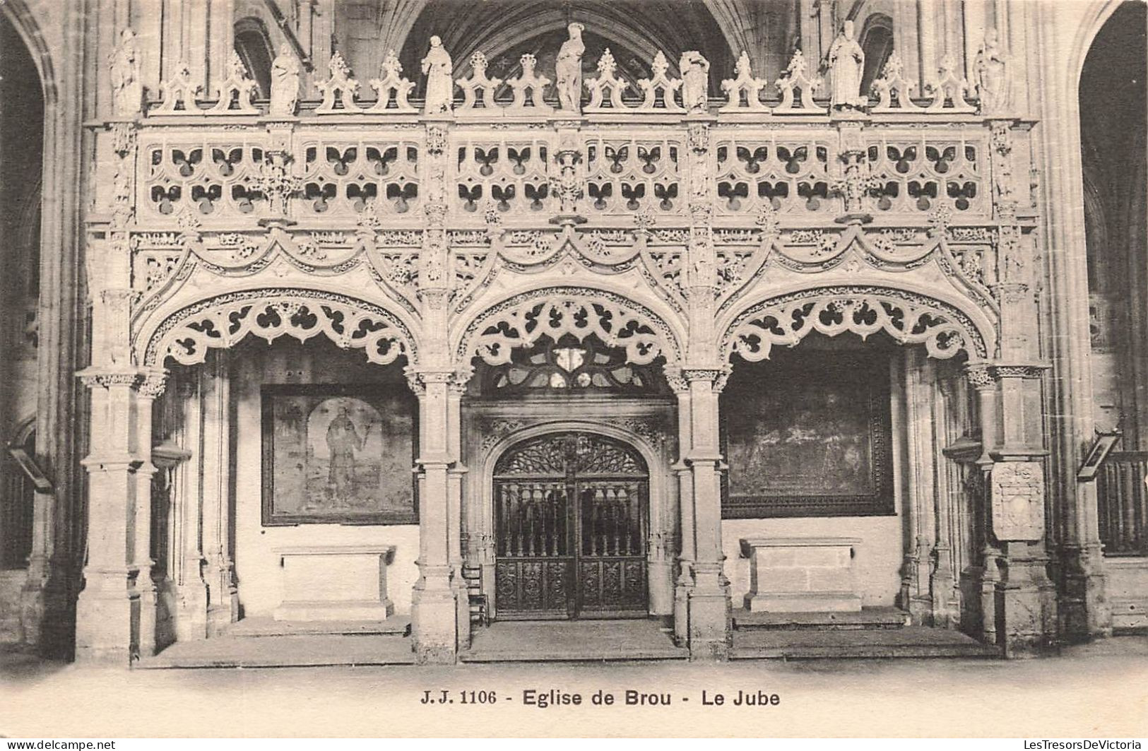 FRANCE - Eglise De Brou - Le Jube - Carte Postale Ancienne - Brou - Kirche
