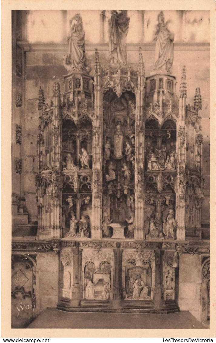 FRANCE - Bourg - Eglise De Brou - Retable En Marbre - La Chapelle De La Vierge - Carte Postale Ancienne - Eglise De Brou