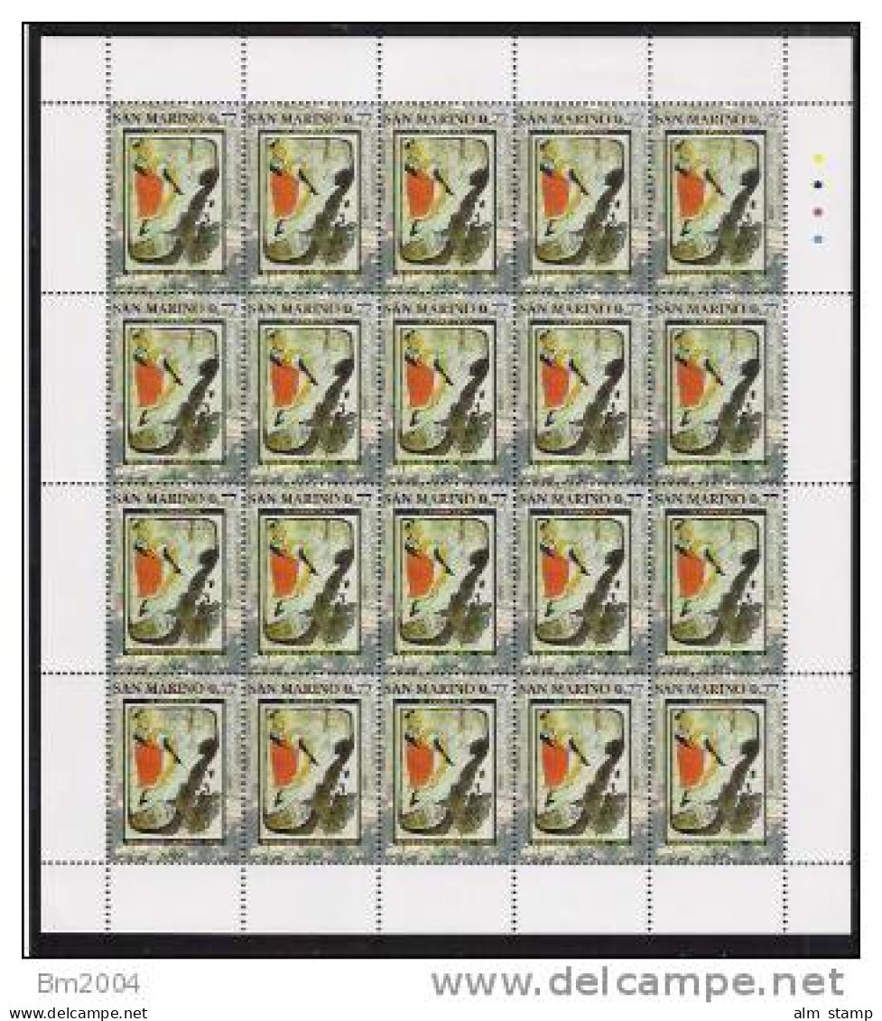 2003 San Marino Saint -Marin  Mi. 2085-6 **MNH Sheet  Europa - 2003