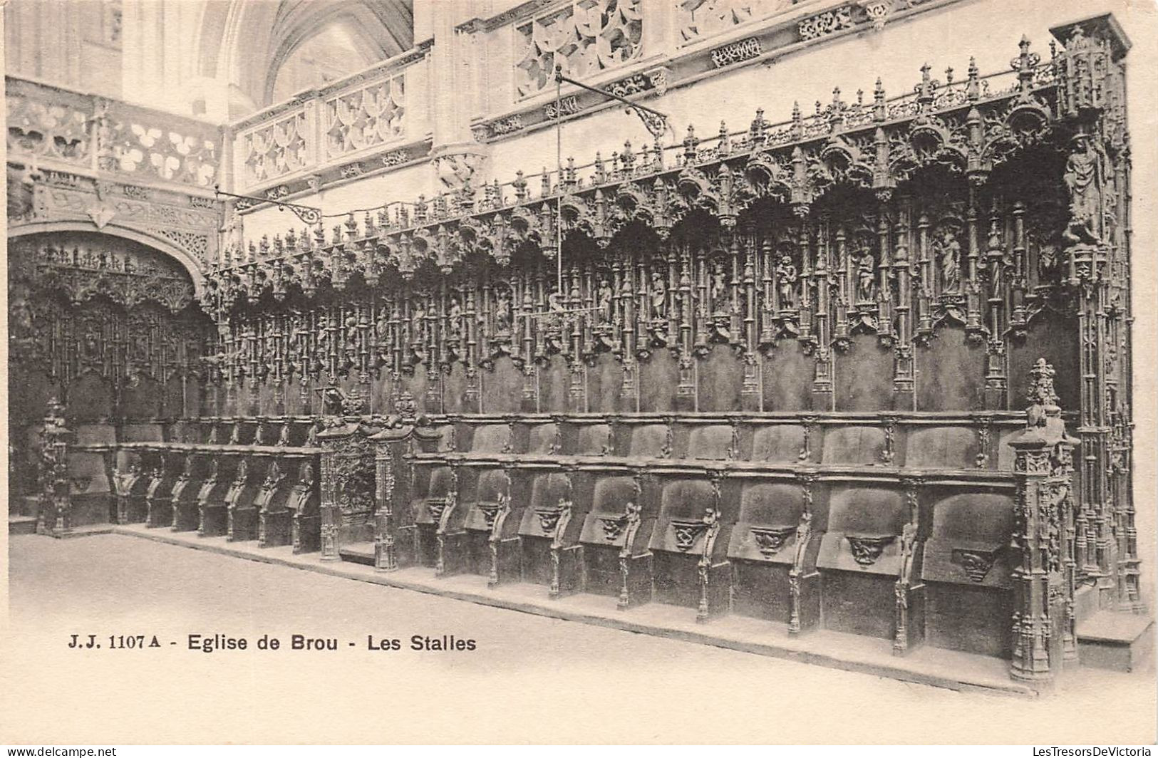 FRANCE - Eglise De Brou - Les Stalles - Carte Postale Ancienne - Brou - Chiesa