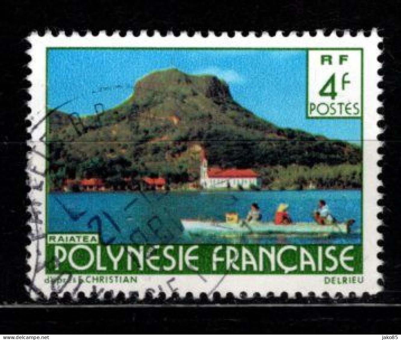 - POLYNESIE FRANCAISE - 1987 - YT N° 291 - Oblitéré - Paysage - Usati