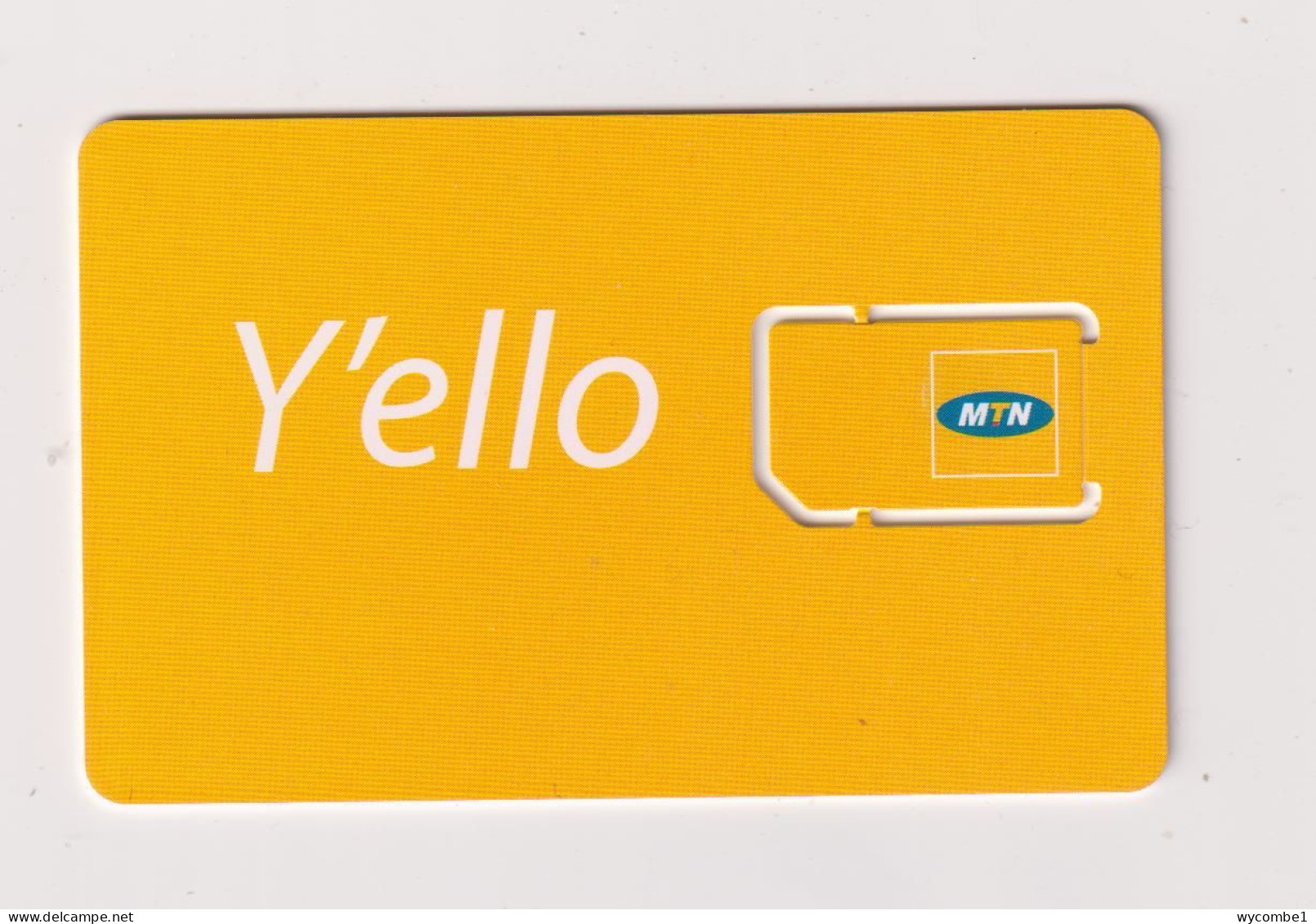 SUDAN  - MTN Y'ello FIFA World Cup Unused Chip SIM Phonecard - Soudan