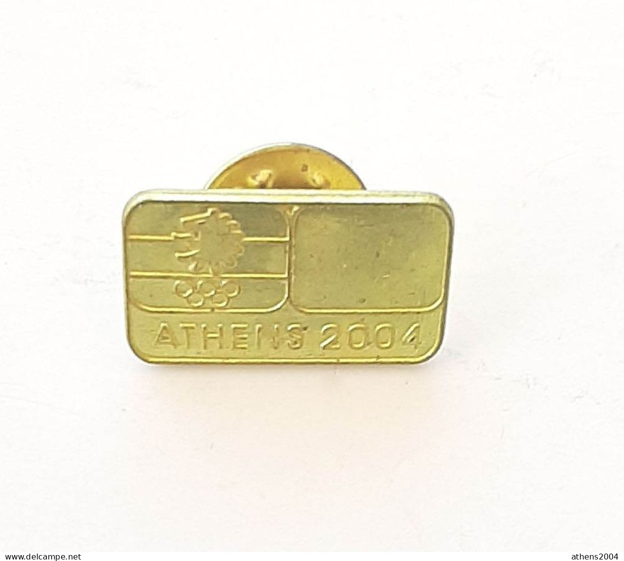 @ Athens 2004 Olympic Games - Bulgaria Dated NOC Pin - Jeux Olympiques