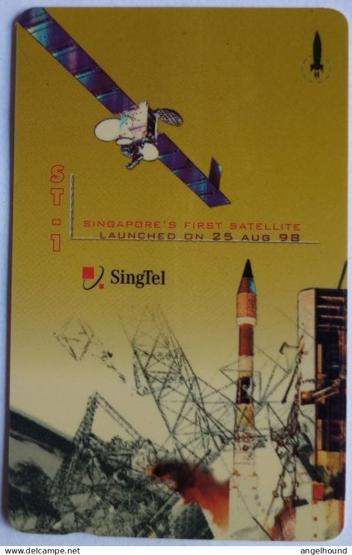 Singapore $10 GPT  178SIGC - First Satellite 3 - Singapur