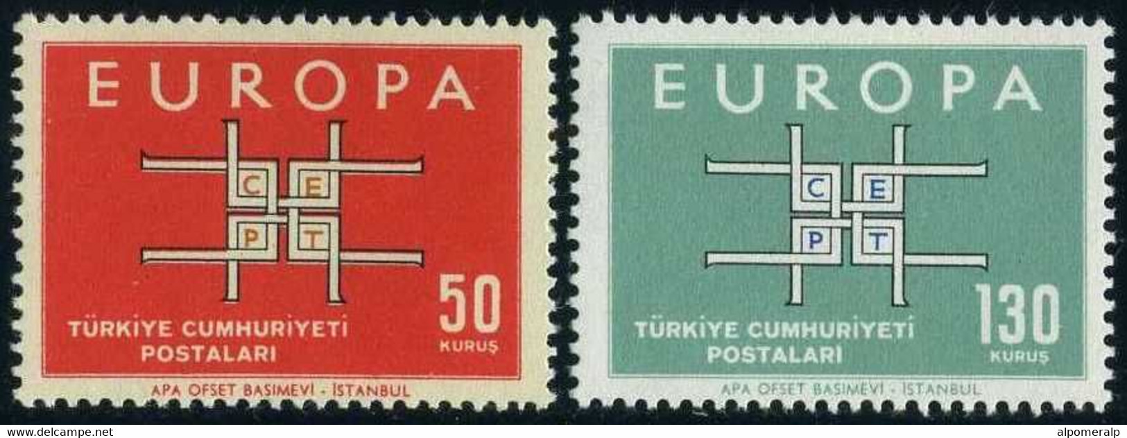 Türkiye 1963 Mi 1888-1889 MNH Europa Cept - Nuovi