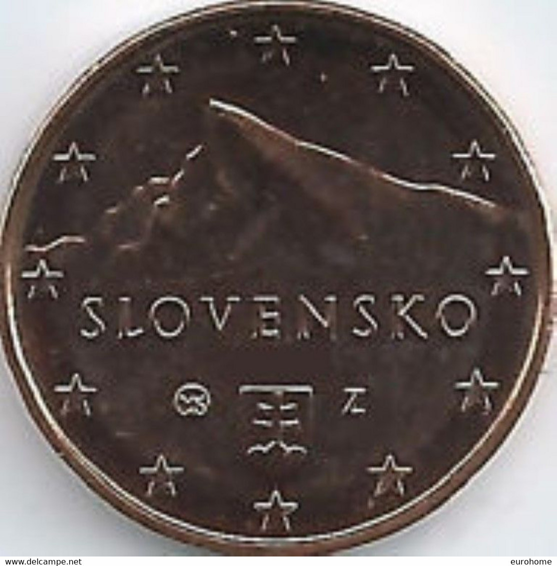 Slovakije 2023  2 Cent     UNC Uit BU  UNC Du Coffret  !! - Slowakei
