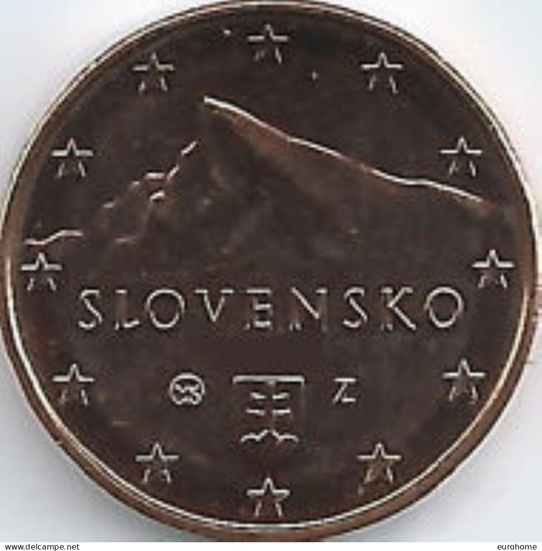 Slovakije 2023  1 Cent     UNC Uit BU  UNC Du Coffret  !! - Slovacchia