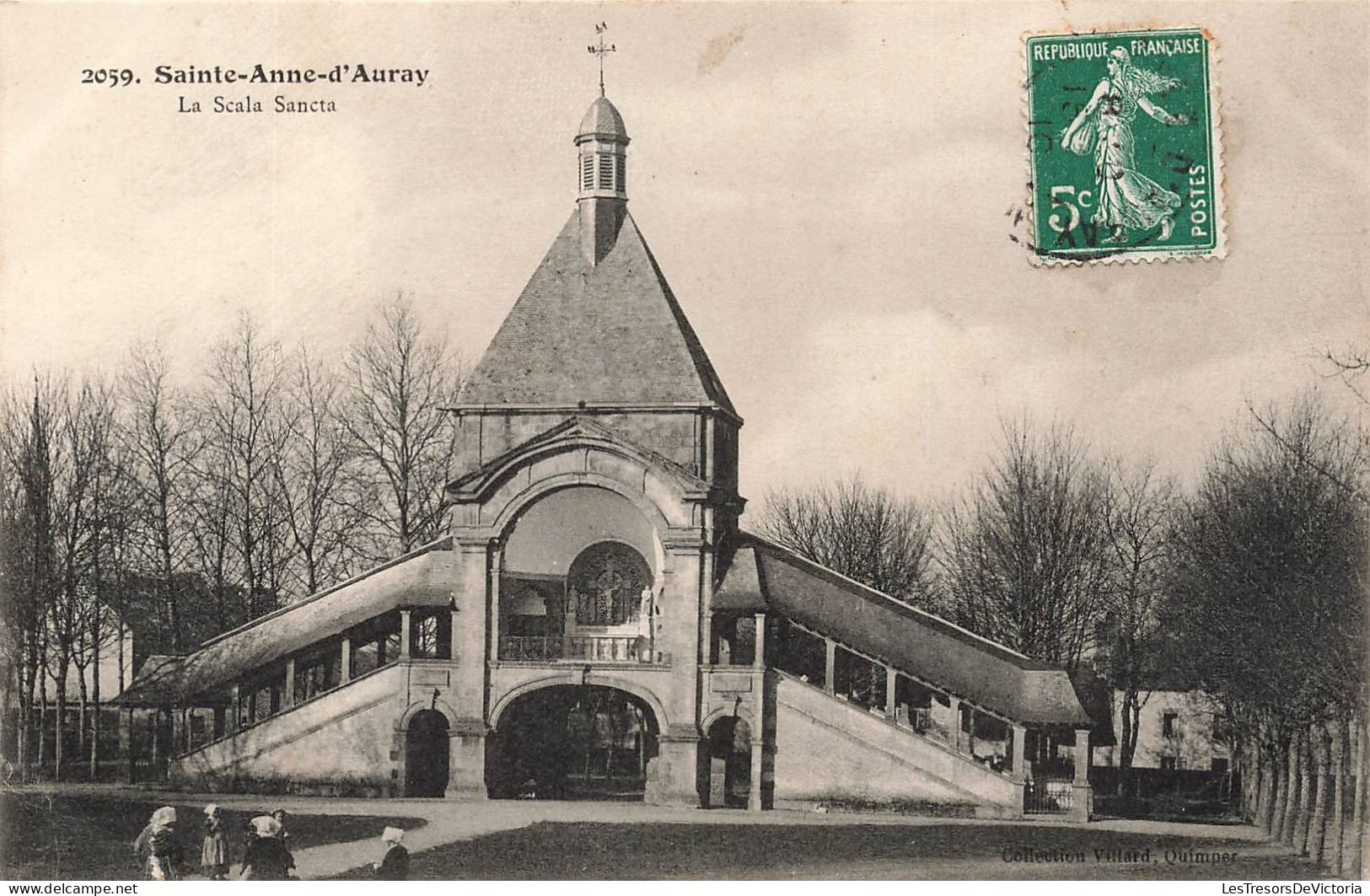 FRANCE - Sainte Anne D'Auray - La Scala Sancta - Carte Postale Ancienne - Sainte Anne D'Auray