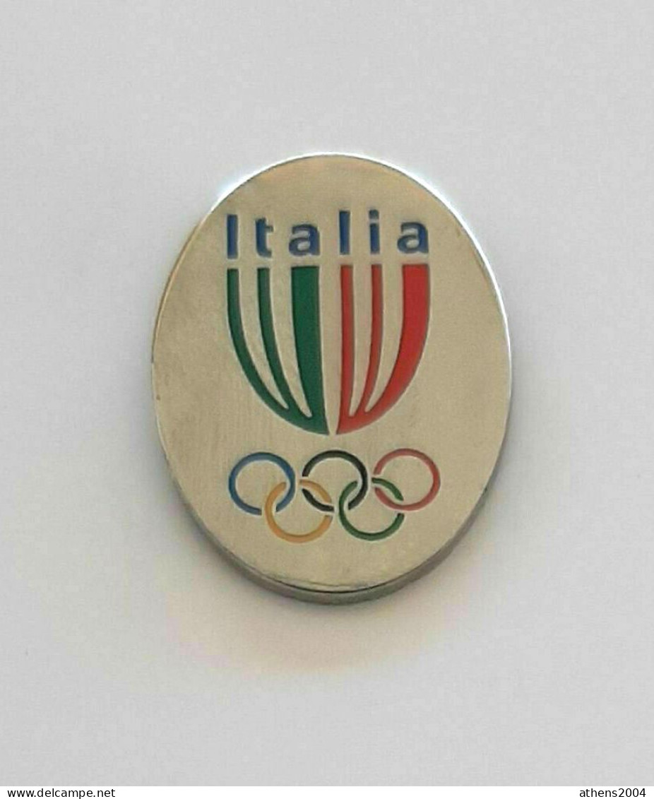 @ Athens 2004 Olympic Games - Italy Undated NOC Pin - Jeux Olympiques