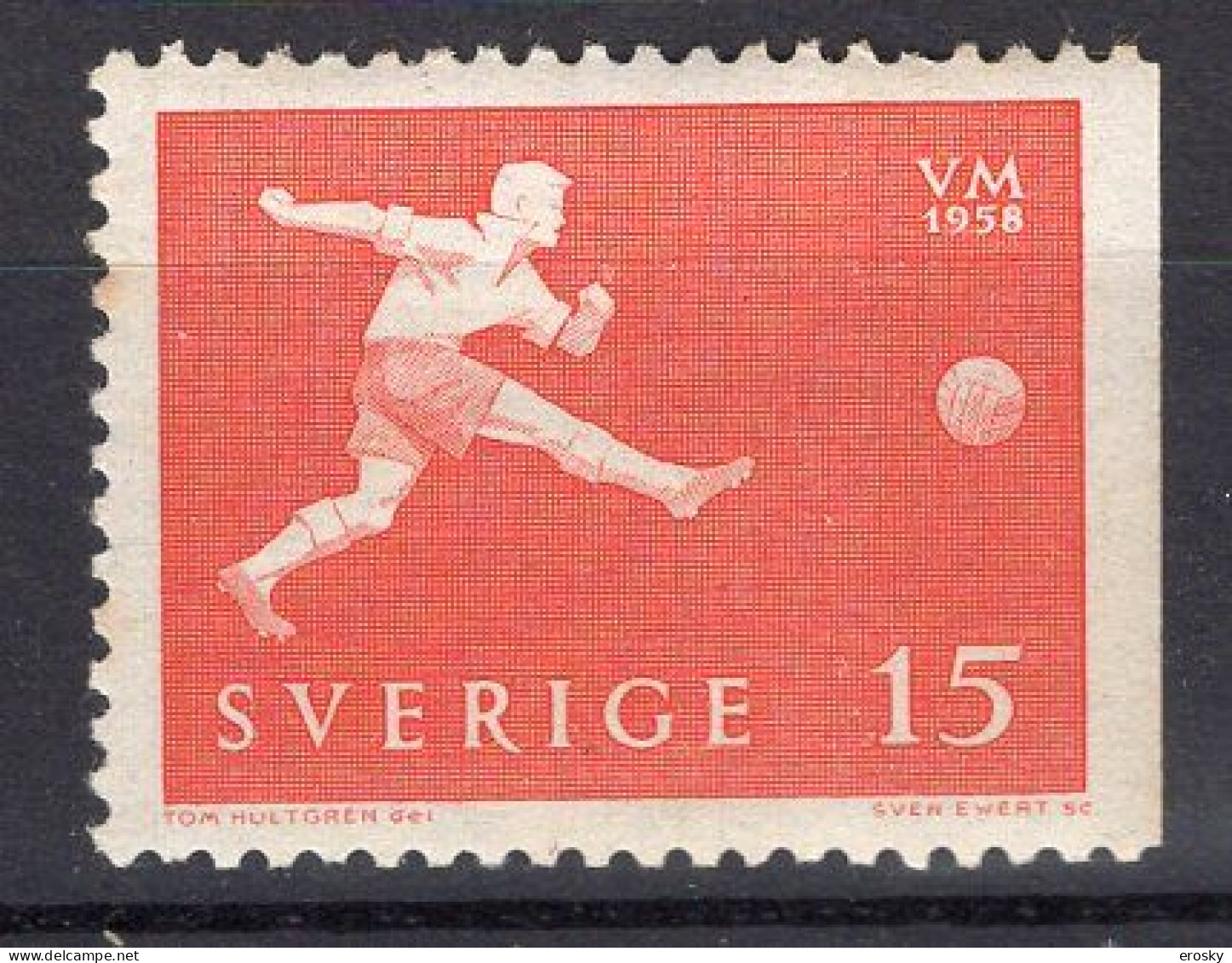 T1238 - SUEDE SWEDEN Yv N°429 ** Football - Ongebruikt