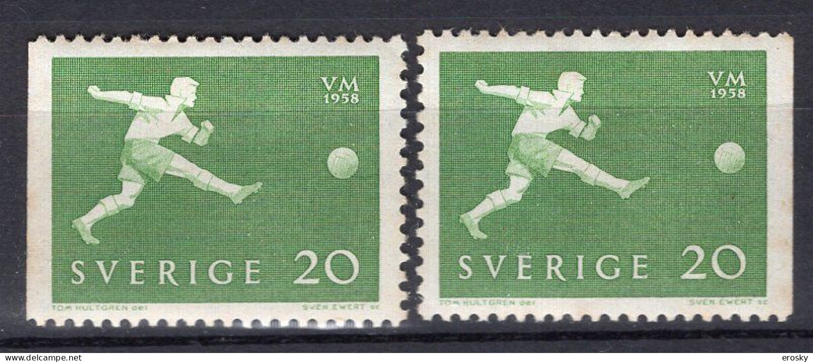 T1239 - SUEDE SWEDEN Yv N°430a ** Football - Ungebraucht