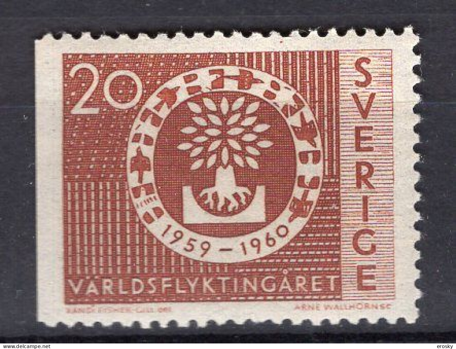 T1243 - SUEDE SWEDEN Yv N°448a ** - Unused Stamps