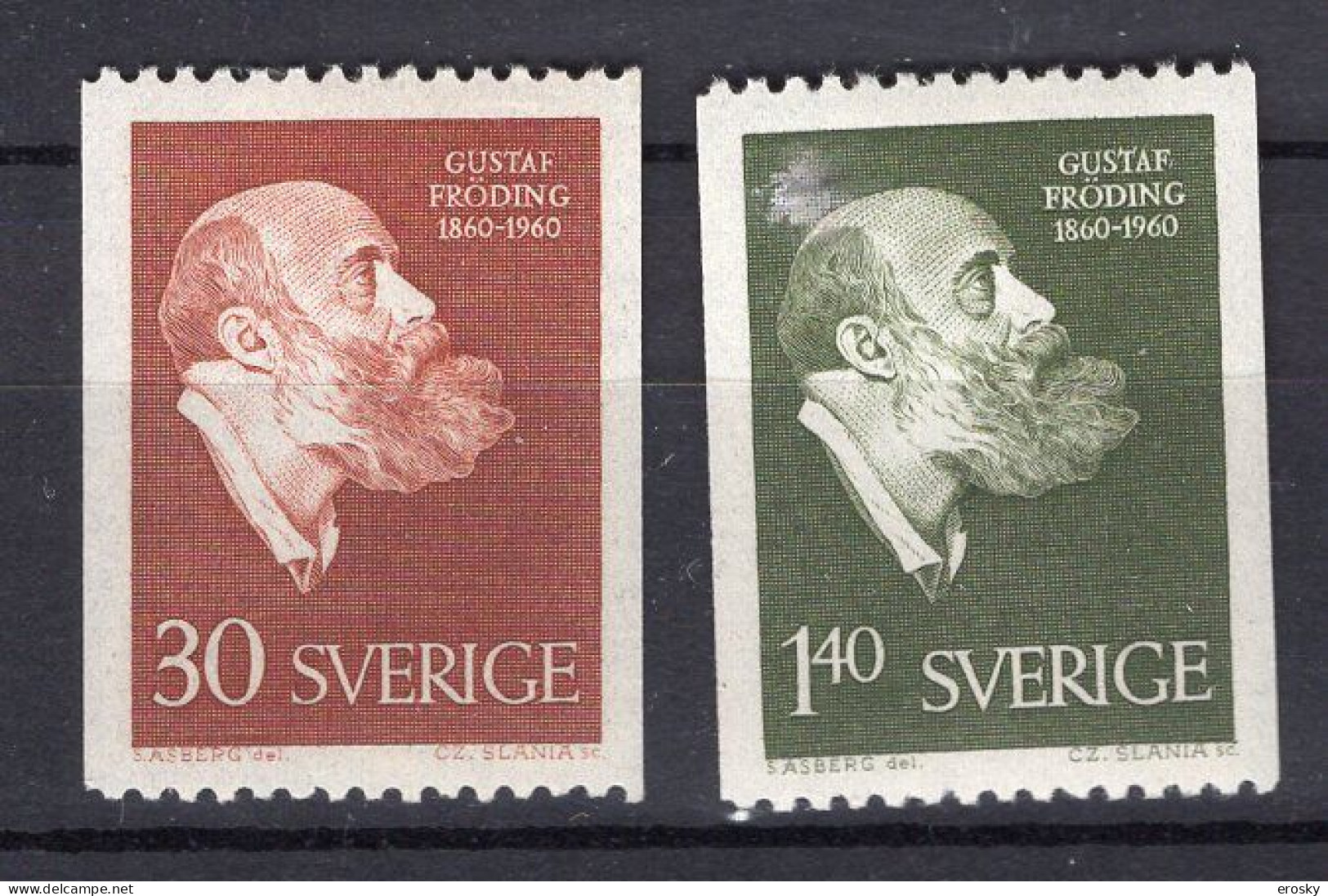T1244 - SUEDE SWEDEN Yv N°452/53 * - Unused Stamps