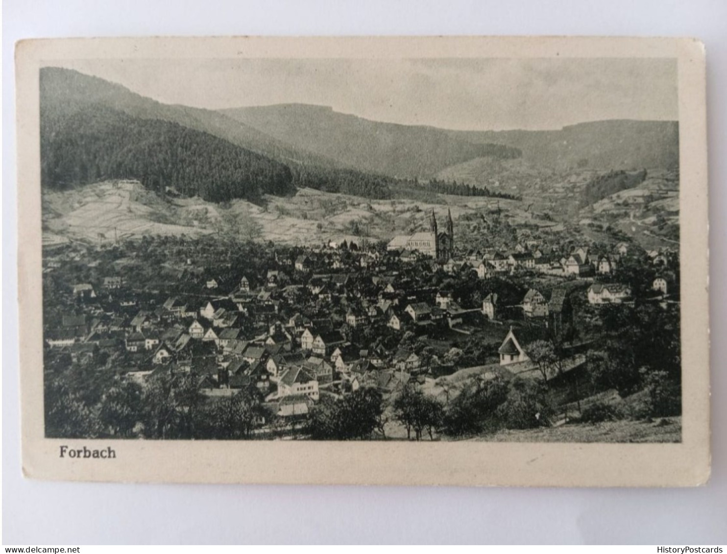 Forbach, Gesamtansicht, 1930 - Forbach