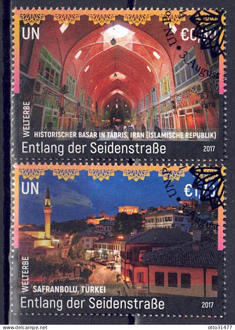 UNO Wien 2017 - UNESCO-Welterbe, Nr. 985 - 986, Gestempelt / Used - Gebraucht