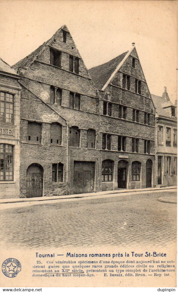 Tournai - Doornik - Maisons Romanes Près La Tour St.-Brice - Tournai